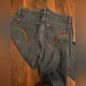 Joe's Jeans Indigo Denim with Embroidered Detail